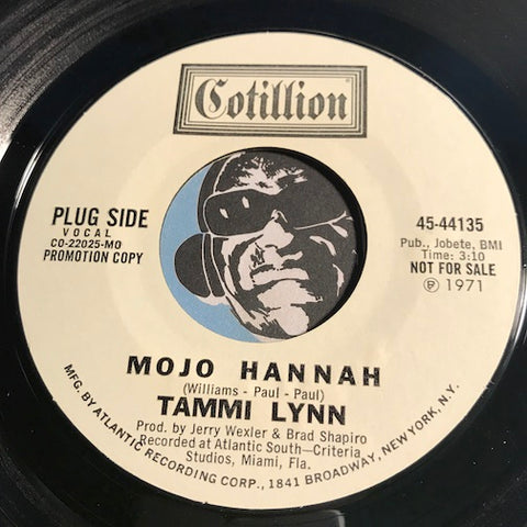 Tammi Lynn - Mojo Hannah b/w One Night Of Sin - Cotillion #44135 - Funk