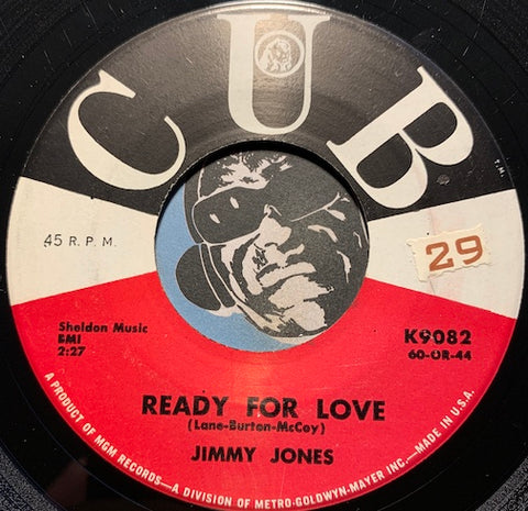 Jimmy Jones - Ready For Love b/w For You - Cub #9082 - R&B Soul