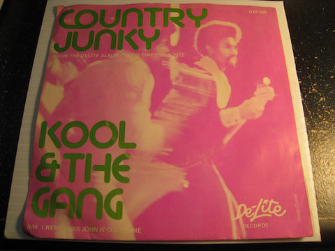 Kool & The Gang - Country Junky b/w I Remember John W. Coltrane - De-Lite #555 - Funk