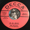 Mel Williams & Montclairs - O-O-Wah b/w Lessons In Love - Decca #29370 - Doowop