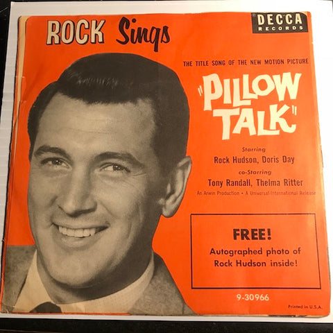 Rock Hudson - Pillow Talk b/w Roly Poly - Decca #30966 - Teen