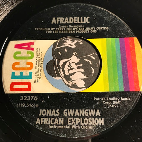 Jonas Gwangwa African Explosion - Afradellic b/w Going Home (Bum Didi Sunshine) - Decca #32376 - Jazz