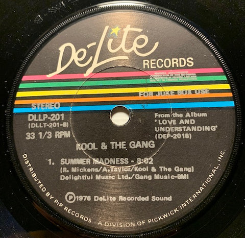 Kool & The Gang - EP - Summer Madness b/w Sugar - Do It Right Now - Delite #201 - Funk