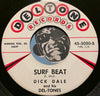 Dick Dale & Del-Tones - Peppermint Man b/w Surf Beat - Deltone #5020 - Surf