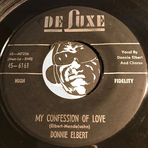 Donnie Elbert - My Confession Of Love b/w Peek A Boo - Deluxe #6161 - R&B - Doowop