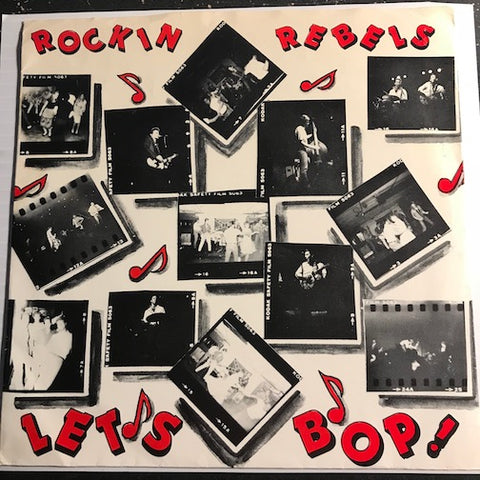 Rockin Rebels - EP - Let's Bop b/w Untamed Youth - (Loving You) On My Mind - Dice no # - Rockabilly - Colored Vinyl