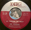 Mel Williams - I Cried A Million Tears b/w All Through The Night - Dig #128 - Doowop