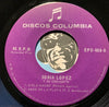 Sonia Lopez - La Chamaca De Oro EP - Cielo Negro - Amor En La Playa b/w El Camion - El Brindis - Discos Columbia #403 - Latin