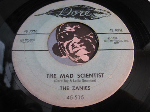 Zanies - The Mad Scientist b/w She's A Winner - Dore #515 - Rock n Roll