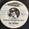 Superbs - The Story Book Of Love b/w Better Get Your Own One Buddy - Dore #704 - Northern Soul - R&B Soul