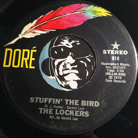 Lockers - Stuffin The Bird b/w same (instrumental) - Dore #918 - Funk - Funk Disco