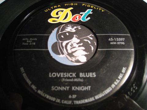 Sonny Knight - Lovesick Blues b/w Insha Allah - Dot #15597 - R&B Rocker - R&B