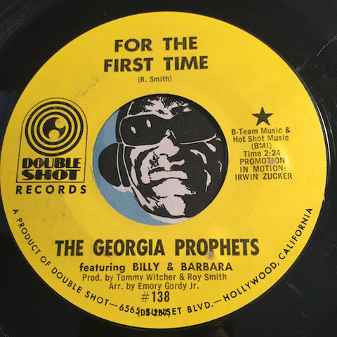 Georgia Prophets - For The First Time b/w Loving You Is Killing Me - Double Shot #138 - Psych Rock - Soul