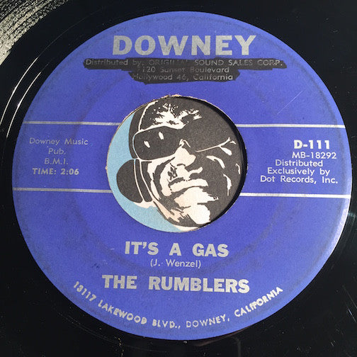 Rumblers - It's A Gas b/w Tootnanny - Downey #111 - Surf
