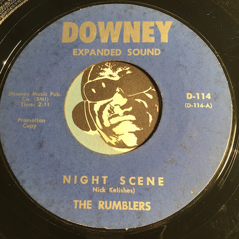 Rumblers - Night Scene b/w same - Downey #114 - Surf