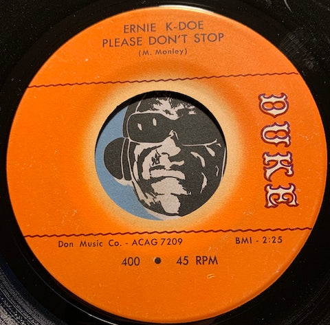 Ernie K. Doe - Please Don't Stop b/w Boomerang - Duke #400 - R&B Soul