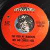 Inez & Charlie Foxx - You Fixed My Heartache b/w Baby Give It To Me - Dynamo #127 - Northern Soul