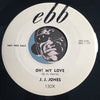 J.J. Jones - Darkness b/w Oh My Love - Ebb #130 - R&B Instrumental