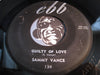 Sammy Vance - Run Run Run b/w Guilty Of Love - Ebb #134 - Doowop