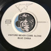 Blue China - Visitors Come Alone b/w The Rhythm Of Design - Electric Unicorn #1 - Punk