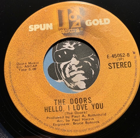 Doors - Hello I Love You b/w Touch Me - Elektra #45052 - Rock n Roll