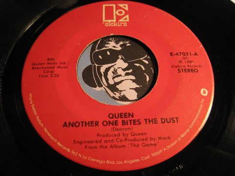 Queen - Another One Bites The Dust b/w Don't Try Suicide - Elektra #47031 - Rock n Roll