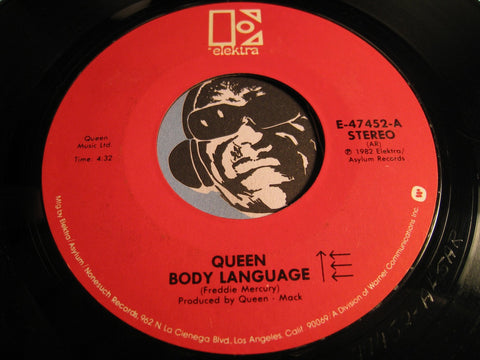 Queen - Life Is Real (Song For Lennon) b/w Body Language - Elektra #47452 - Rock n Roll