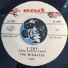 Miracles - Money b/w I Cry - End #1084 - R&B Soul