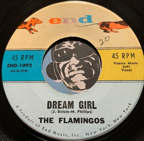 Flamingos - Dream Girl b/w Time Was - End #1092 - Doowop