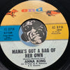 Anna King - Mama's Got A Bag Of Her Own b/w Sally - End #1126 - Funk - R&B Soul