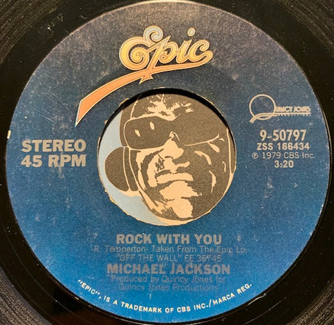 Michael Jackson - Rock With You b/w Working Day And Night - Epic #50797 - 80's