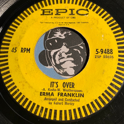 Erma Franklin - It's Over b/w Hello Again - Epic #9488 - R&B Soul