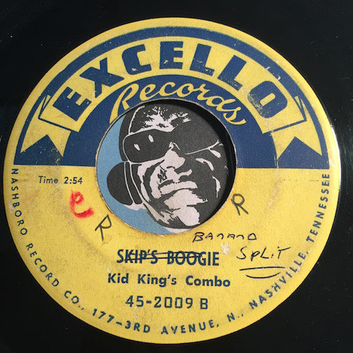 Kid King's Combo - Skip's Boogie b/w Banana Split - Excello #2009 - R&B Instrumental