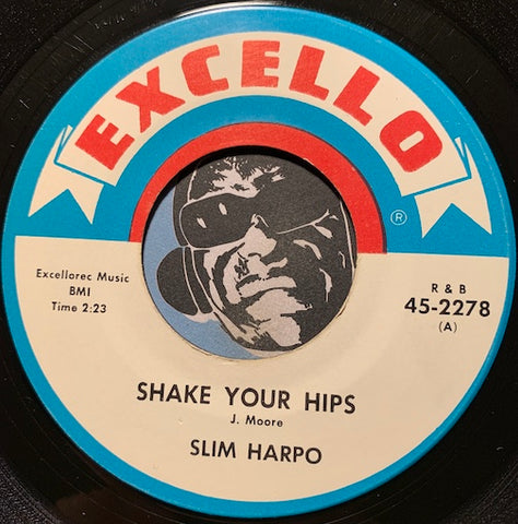 Slim Harpo - Shake Your Hips b/w Midnight Blues - Excello #2278 - Blues - R&B Blues