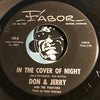 Don & Jerry with the Fugitives - In The Cover Of Night b/w I Can't Quit - Fabor #140 - Garage Rock