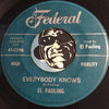 El Pauling & The Royalton - Now Baby Don't Do It b/w Everybody Knows - Federal #12396 - R&B Soul