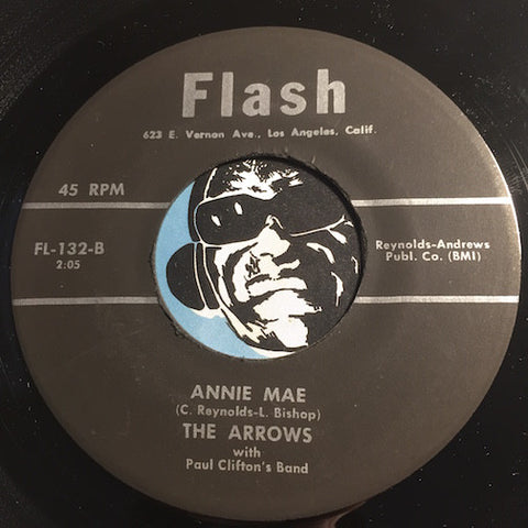 Arrows - Annie Mae b/w Indian Bop Hop - Flash #132 - Doowop Reissues - FREE (one per customer please)