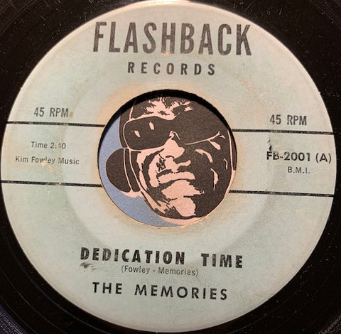 Memories - Dedication Time b/w In This World So Small - Flashback #2001 - Doowop - Girl Group