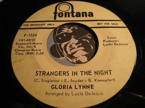 Gloria Lynne - Hey Candy Man b/w Strangers In The Night - Fontana #1554 - Popcorn Soul