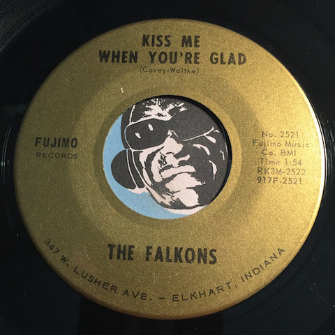 Falkons - Kiss Me When You're Glad b/w Why Marianne - Fujimo #2521 - Garage Rock - Teen