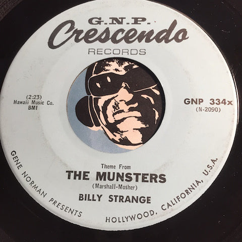 Billy Strange - Theme From The Munsters b/w Goldfinger - GNP Crescendo #334 - Rock n Roll