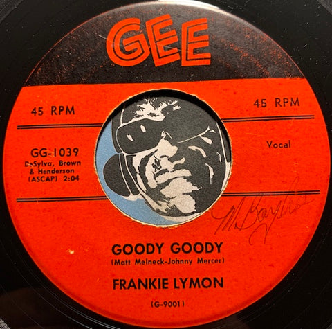 Frankie Lymon - Goody Goody b/w Creation Of Love - Gee #1039 - Doowop