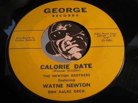 Newton Brothers / Wayne Newton - Calorie Date b/w The Little White Cloud That Cried - George #7777 - Teen