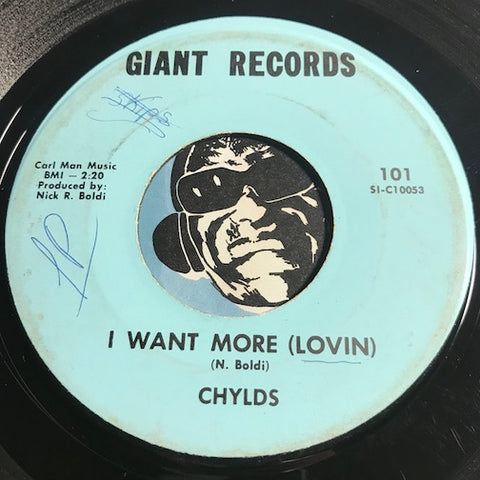 Chylds - Hay Girl b/w I Want More (Lovin) - Giant #101 - Garage Rock