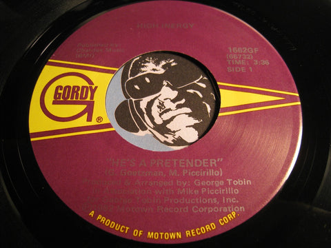 High Inergy - Don't Let Up On The Groove b/w He's A Pretender - Gordy #1662 - Funk Disco