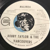 Bobby Taylor & Vancouvers - Malinda b/w same - Gordy #7079 - Motown