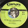Du Droppers - Give Me Some Consideration b/w Talk That Talk - Groove #0104 - Doowop
