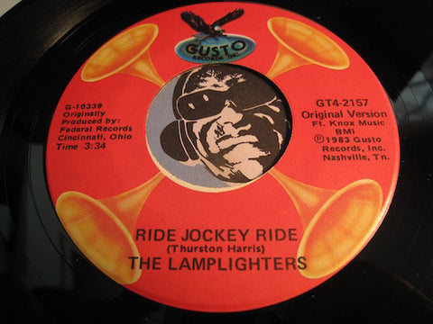 Lamplighters / Lucky Millinder - Ride Jockey Ride (Lamplighters) b/w The Grape Vine (Lucky Millinder) - Gusto #2157 - Doowop - Blues