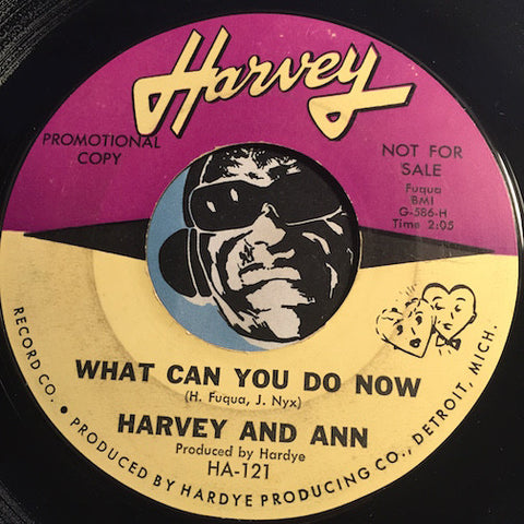 Harvey & Ann - What Can You Do Now b/w Will I Do - Harvey #121 - Motown - R&B
