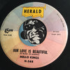 Mello Kings - Dear Mr. Jock b/w Our Love Is Beautiful - Herald #548 - Doowop